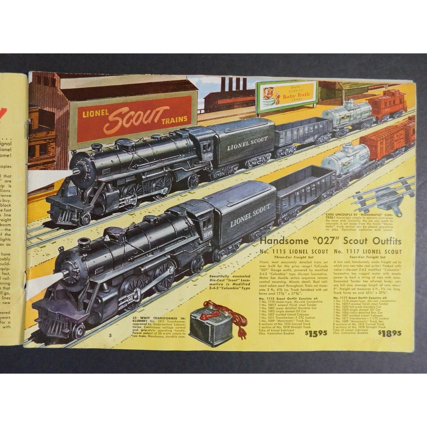 Original 1949 Lionel Electric Trains Catalog 40pgs.No Cover- Gary Nelson Coll.