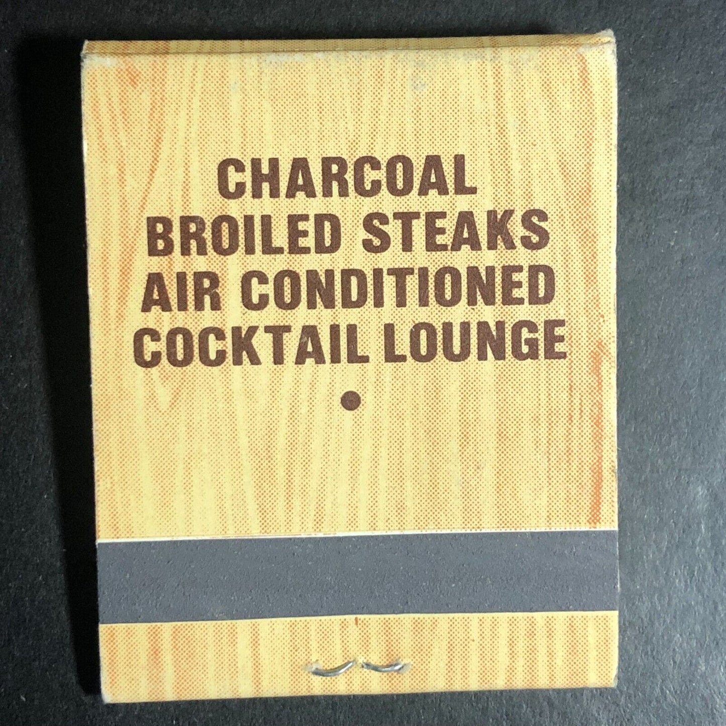 Williams, CA Louis Cairo Restaurant Steaks Cocktail Lounge Full Matchbook c1975