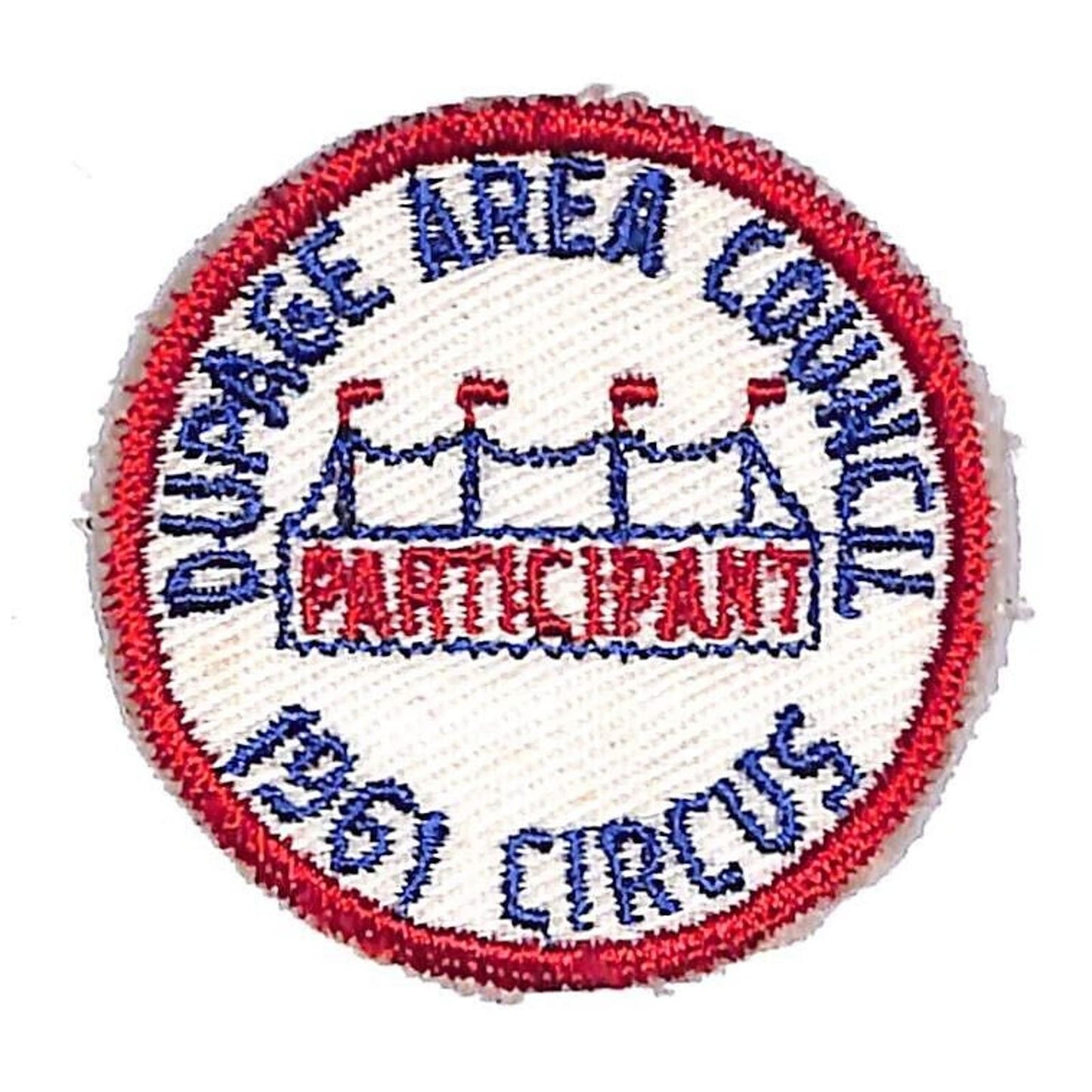 BSA Patch Dupree Area Council 1961 Circus Participant Big Top VGC