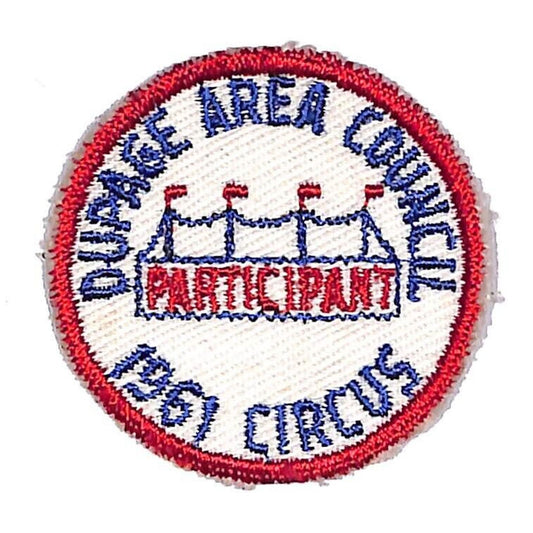 BSA Patch Dupree Area Council 1961 Circus Participant Big Top VGC