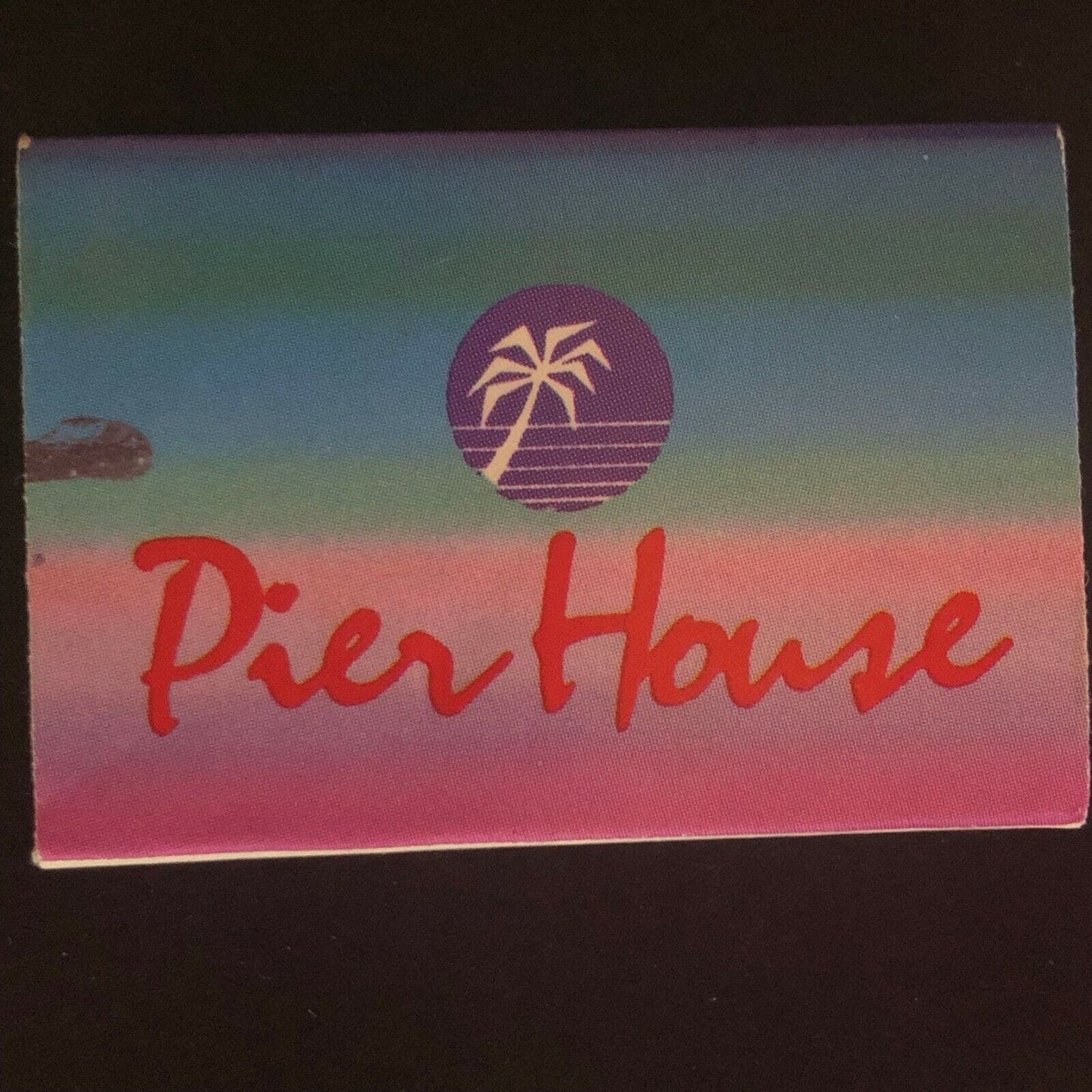 c1970's-80's Wooden Matchbox Matchbook "Pier House" Restaurant Old Town Key West
