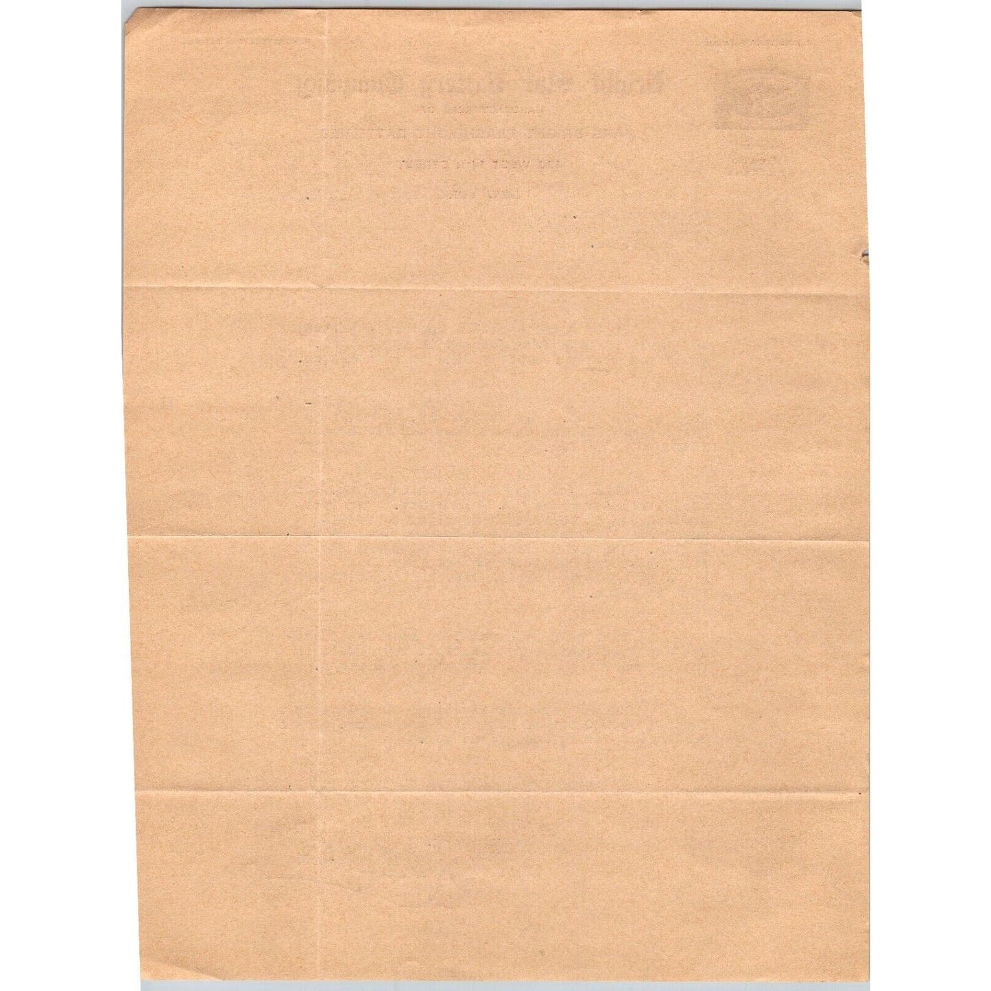 New York City West 14th St. Bright Start Battery Co. 1917 Letterhead