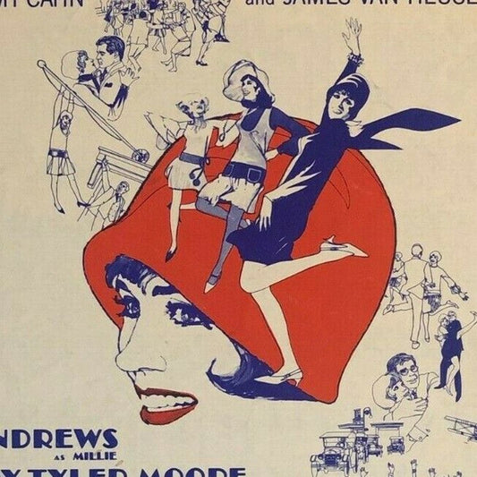 1967 Sheet Music "Thoroughly Modern Millie" Julie Andrews Mary Tyler Moore