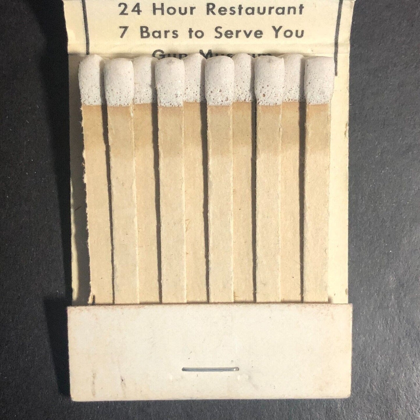 Harolds Club Reno Covered Wagon Cowboy Full Matchbook c1973-79