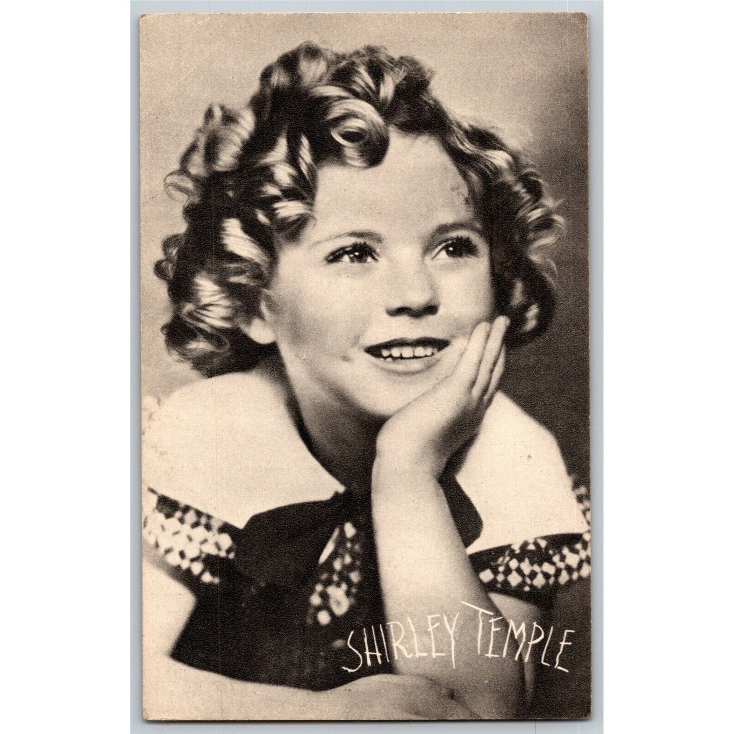 Vintage RPPC* Postcard Shirley Temple "Photogravure" Fox Studios Portrait