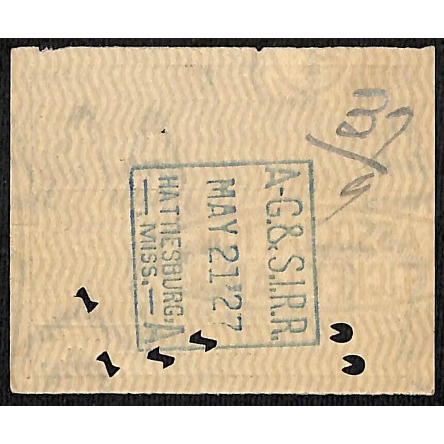 Gulf & Ship Island Railroad 1927 Ticket Chicago / Minneapolis #304