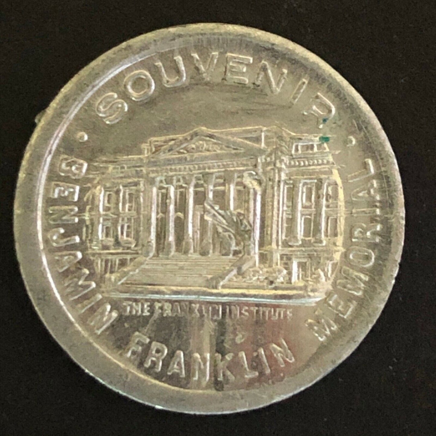 20mm Aluminum Franklin Institute Souvenir Token - Fauver Collection