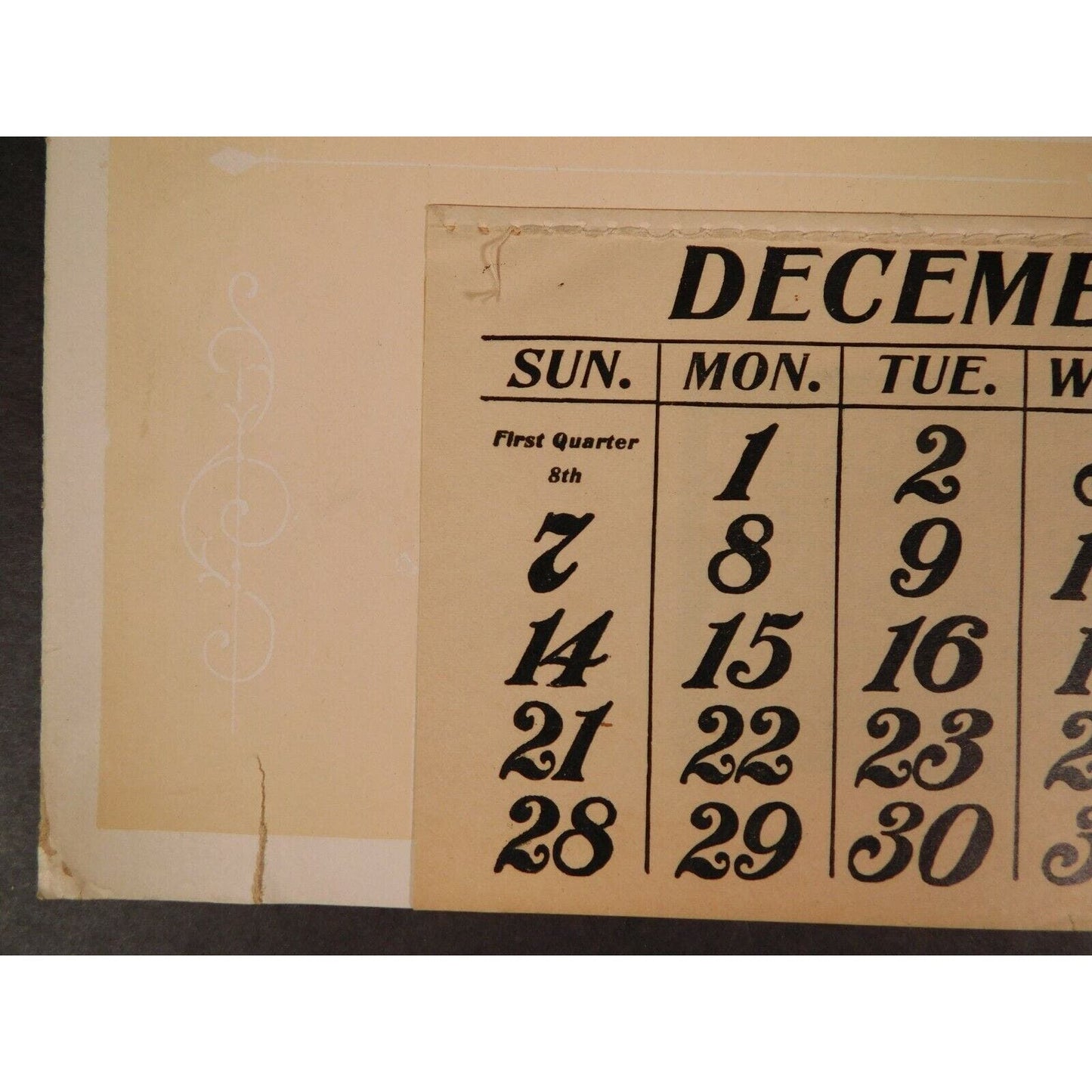 N. B. Robinson 1902 Calendar Williamstown Vermont - "Hardware Tinware & Paints"