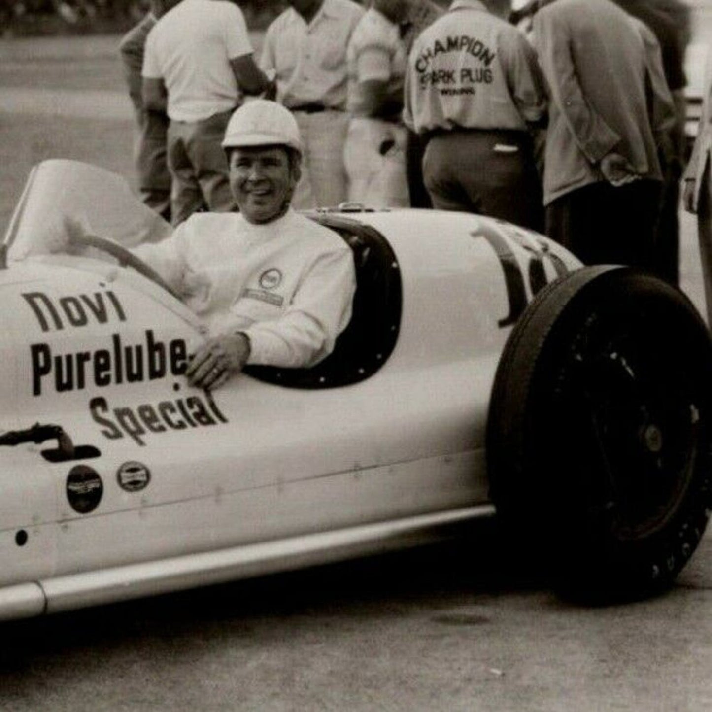 Indy 500 RPPC Postcard "1951 Duke Nalon" Official Race Photo Unposted VGC