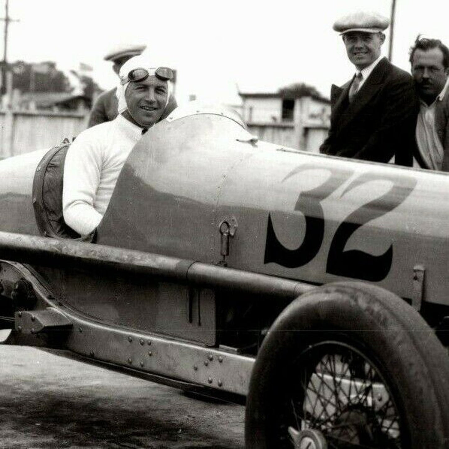 George Souders Indy 500 Winner 1927 - 8 x 10 Glossy B&W Photograph VGC