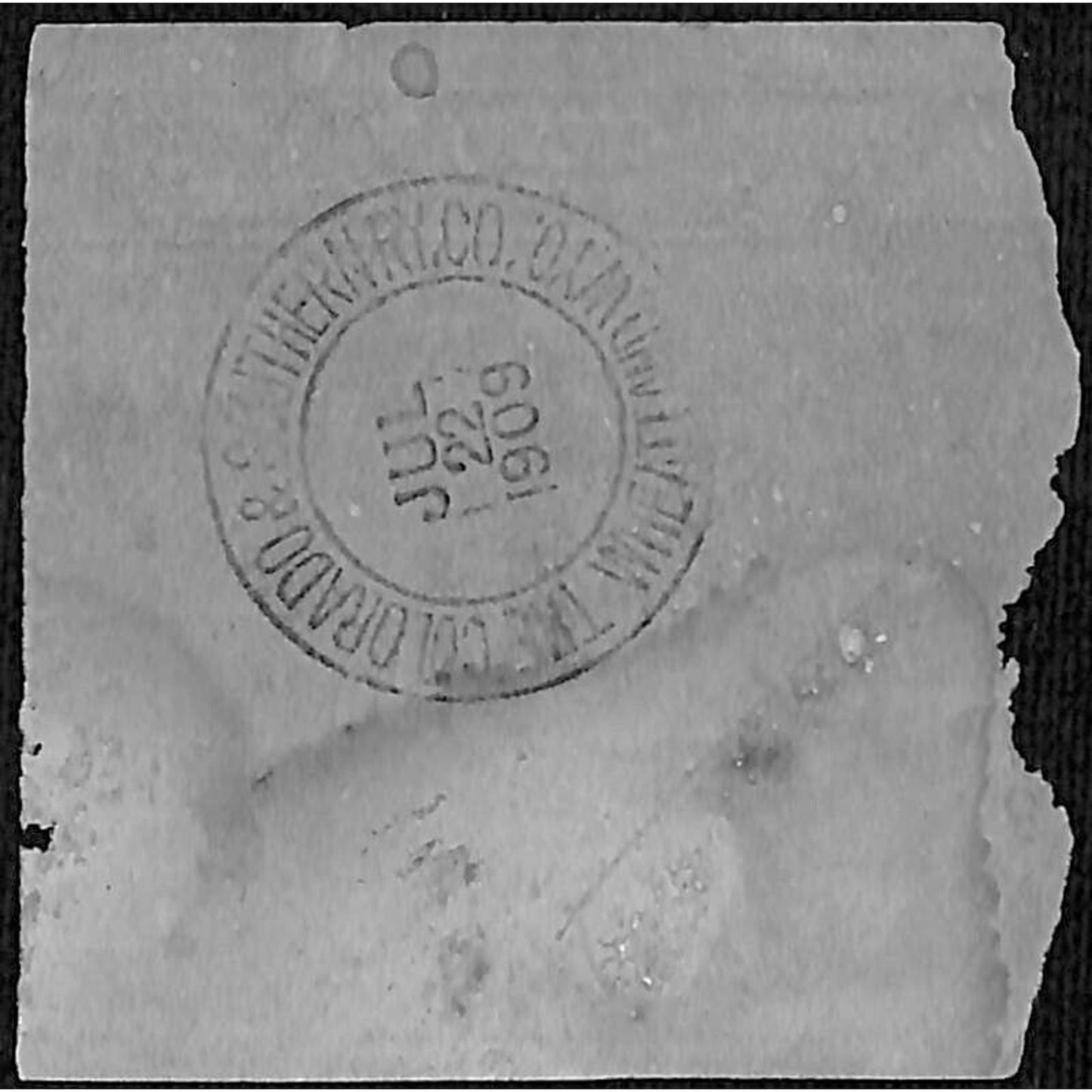 Colorado & Southern Railway c1909 Ticket - Wheatland #7572