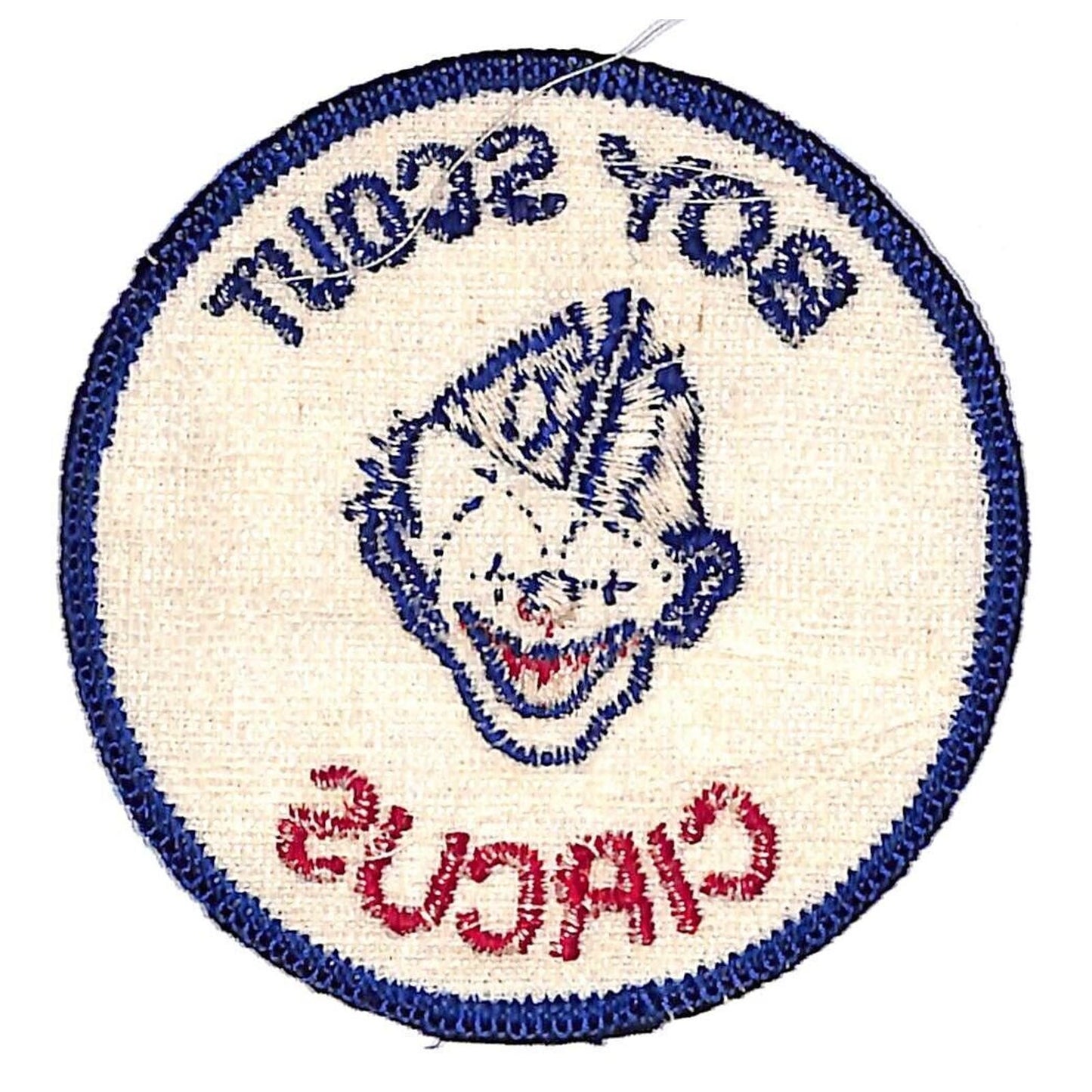 BSA Patch "Boy Scout Circus" Clown c1955-1965 -- VGC