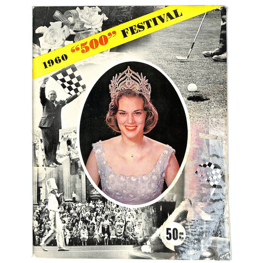 1960 "500" Festival Program +100pp - INDY 500 - Many Local Ads