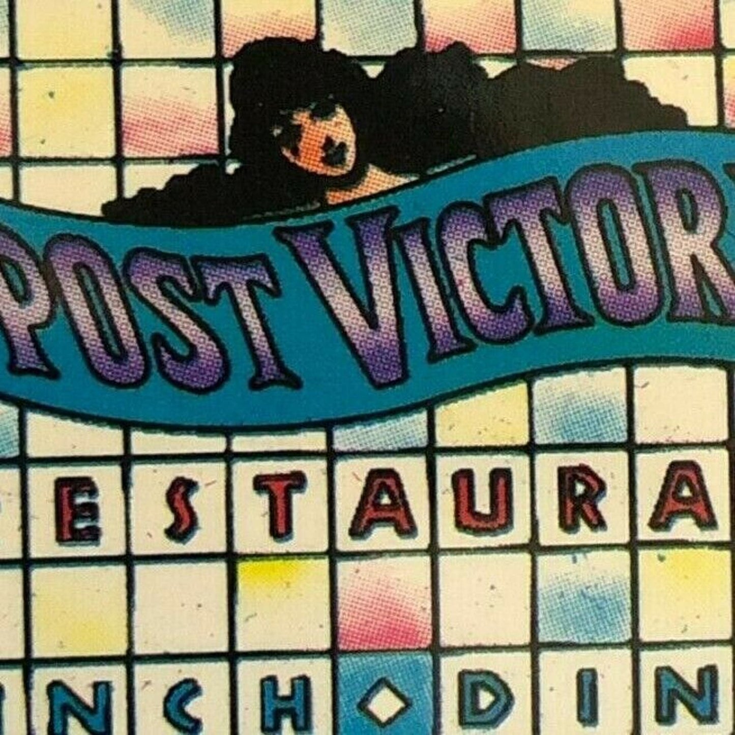 c1990 Vintage Wooden Adv. Matchbox / Matchbook "Post Victoria" Waterford, CT