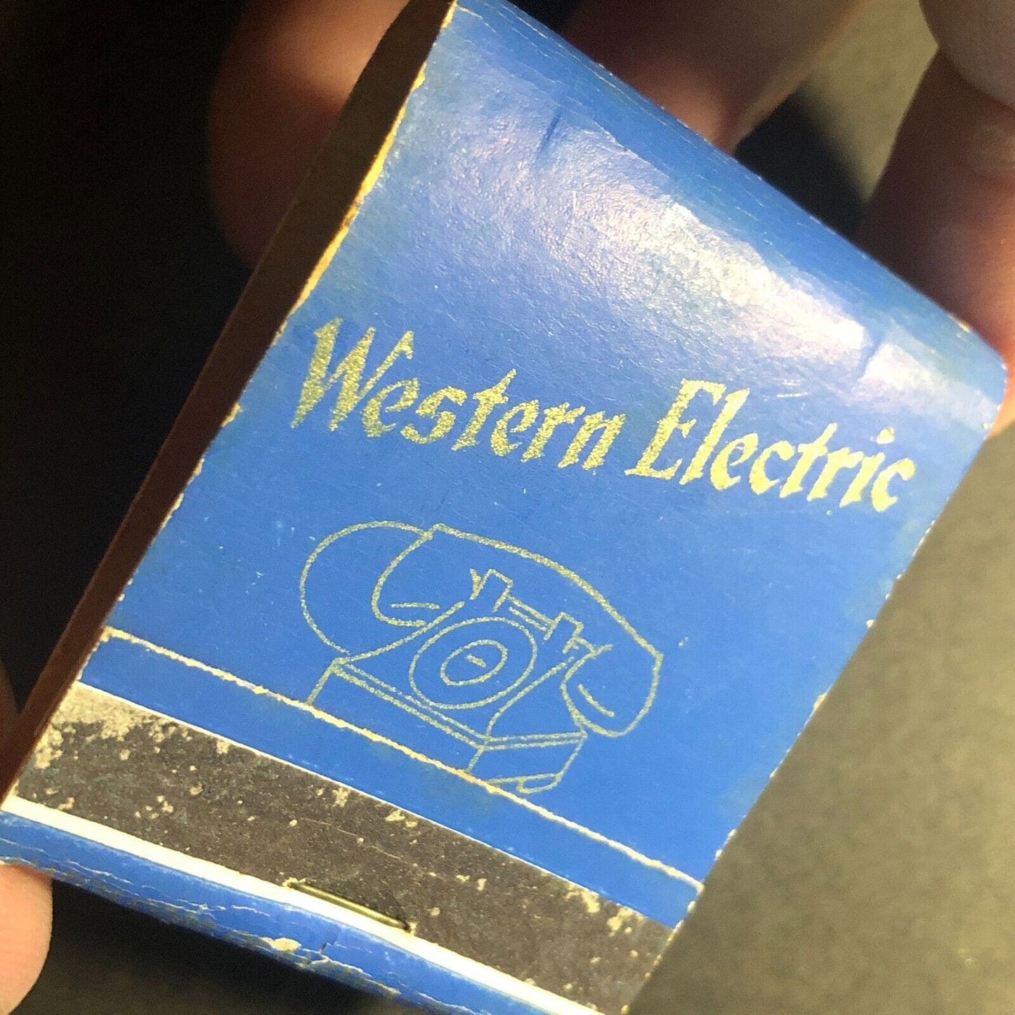 Western Electric Telephone Hawthorne Works Chicago Full Matchbook - c1930's-40's