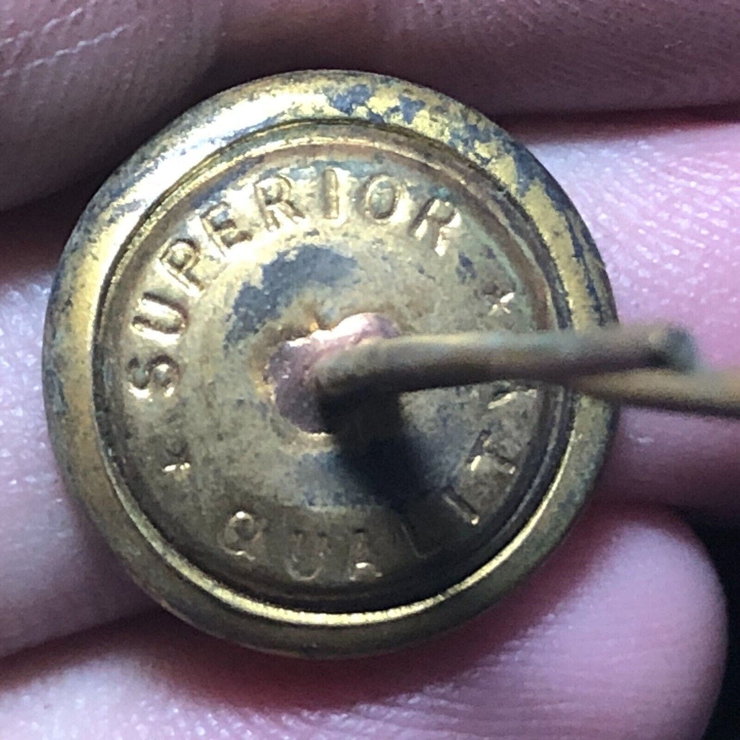 CMStP&P Railroad Uniform Button Superior Quality 1/2" Flat