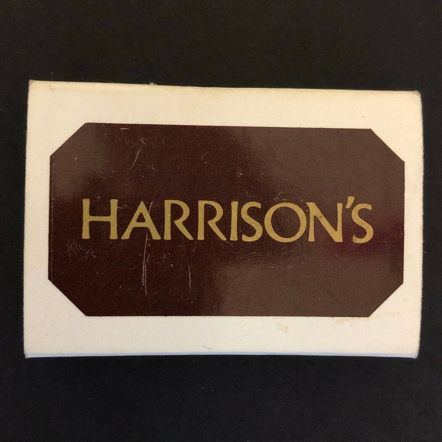 c1980-90 's Wooden Matchbox Matchbook Harrison's - Hyatt Regency Indianapolis