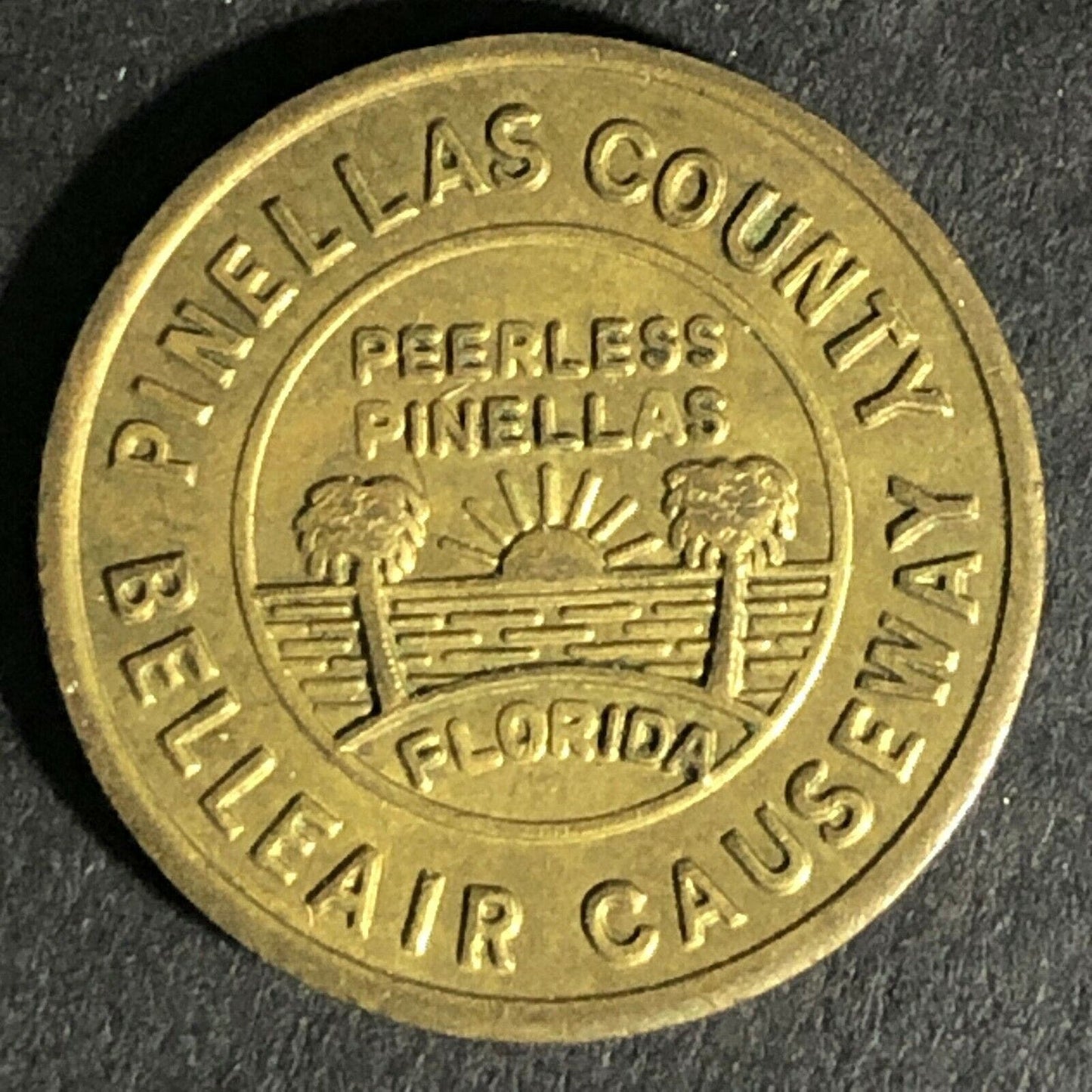 Pinellas County Belleair Causeway Token 20mm