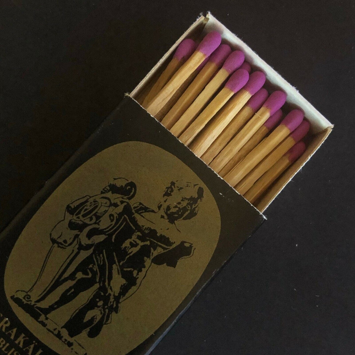 c1970's-80's Wooden Matchbox Matchbook - Operakällaren Denmark