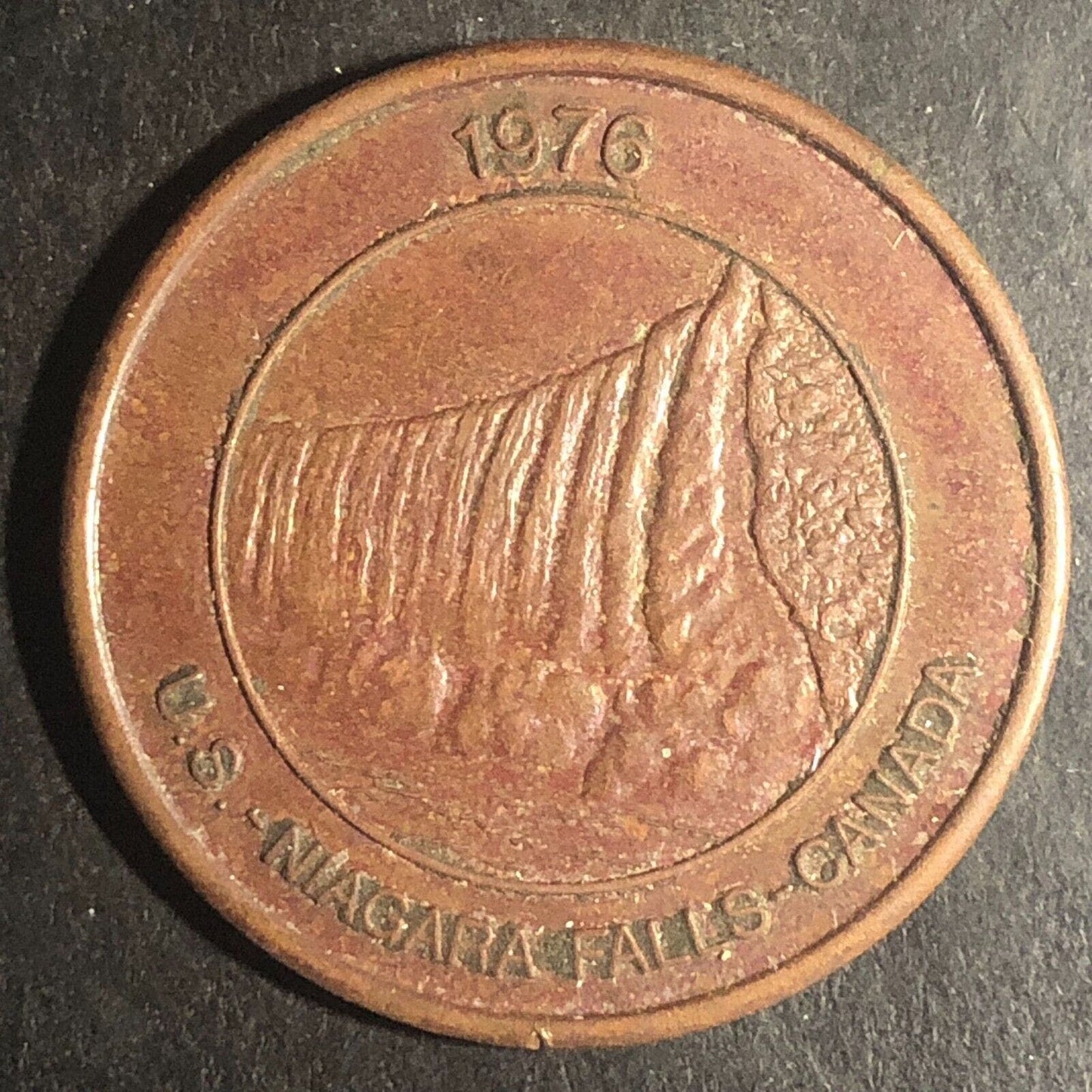 1976 U.S. Niagara Falls Canada P.A.P. Loyal Order of Moose Medallion 34mm 12g