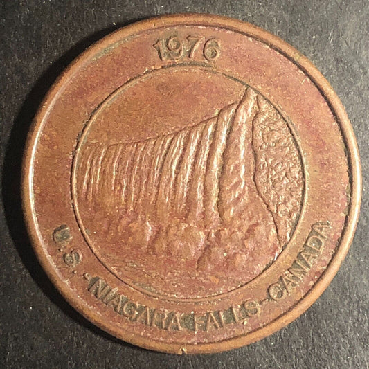 1976 U.S. Niagara Falls Canada P.A.P. Loyal Order of Moose Medallion 34mm 12g