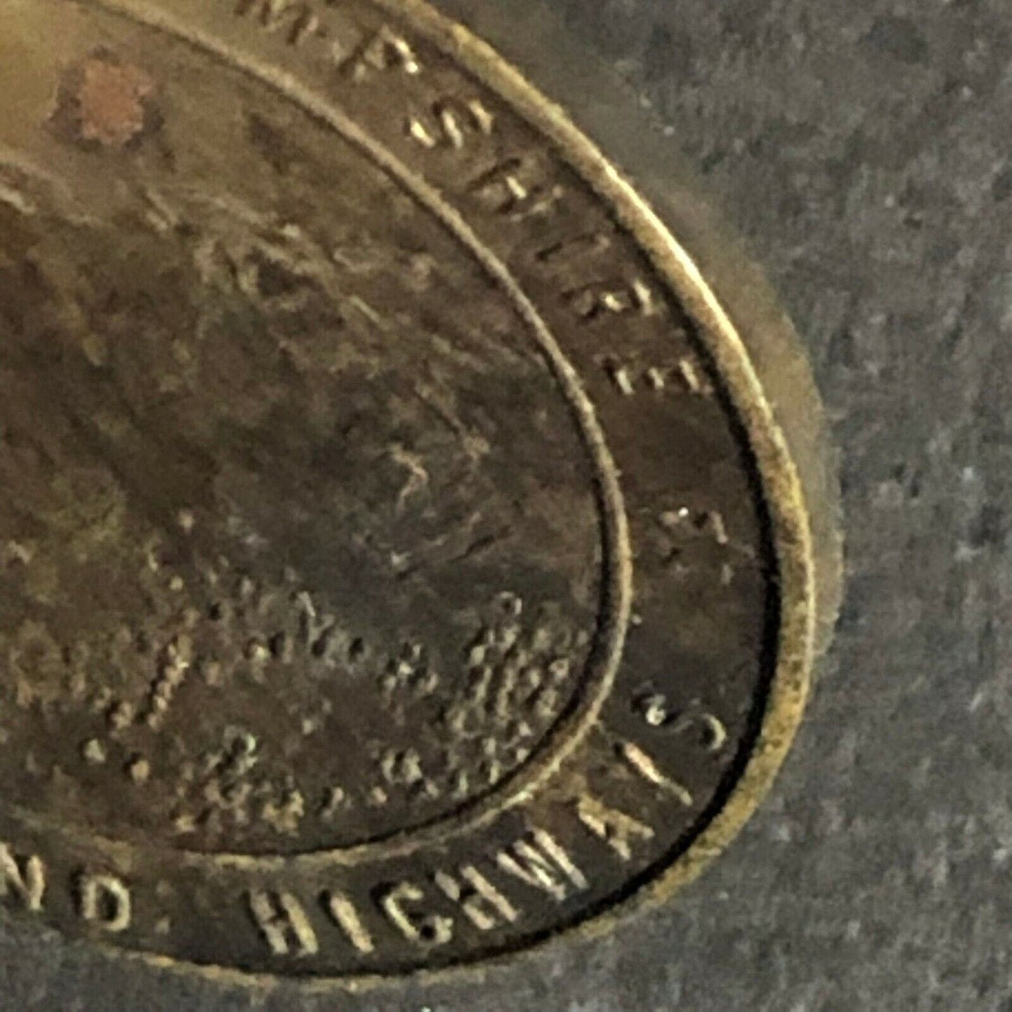 New Hampshire Public Works and Highways Transit Token 23mm