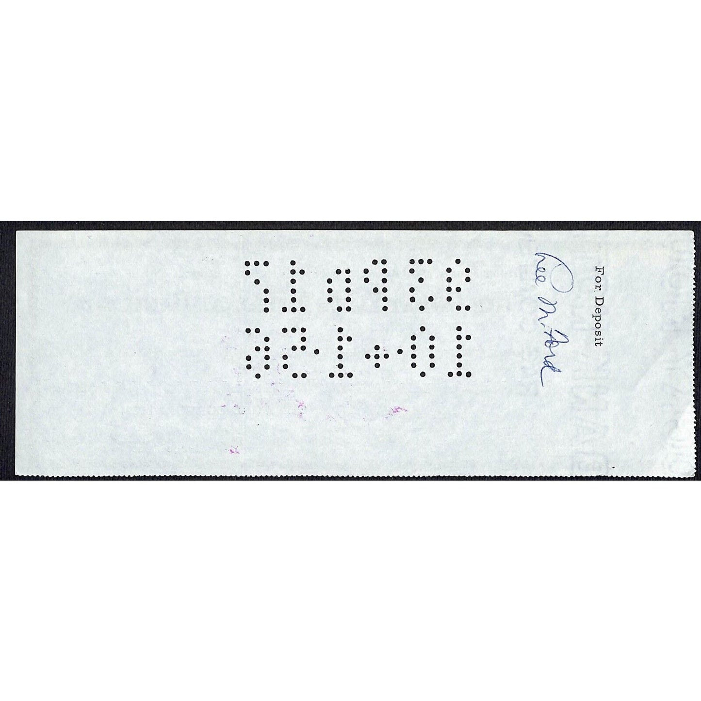 Great Falls National Bank Montana 1956 Bank Check Lee M. Ford / Ford Corp.