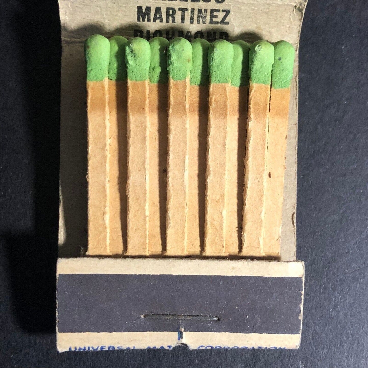 Alhambra Pure Spring Water California Matchbook c1940's 20-Str VGC Very Scarce