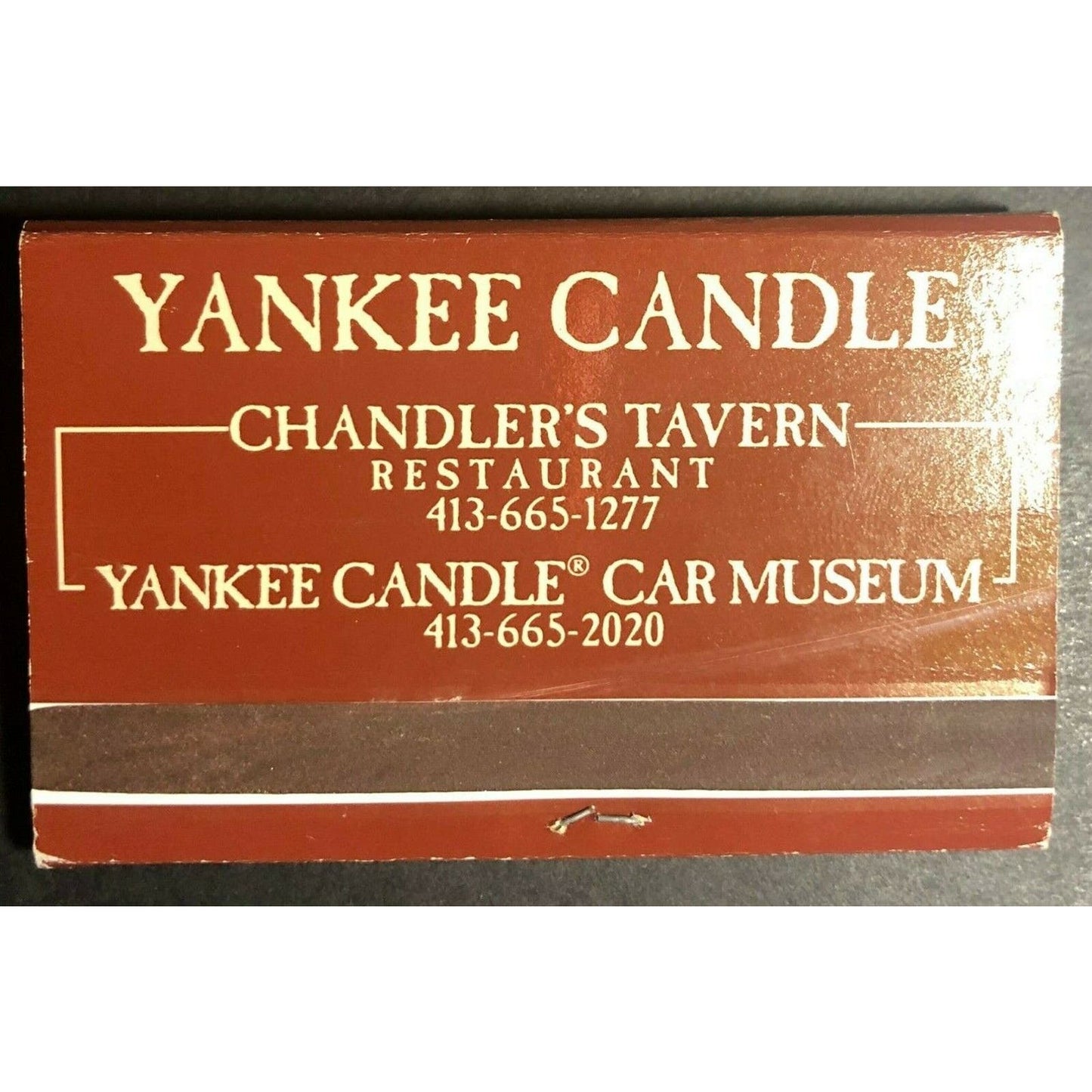 80's Full Matchbook "Yankee Candle" South Deerfield, MA