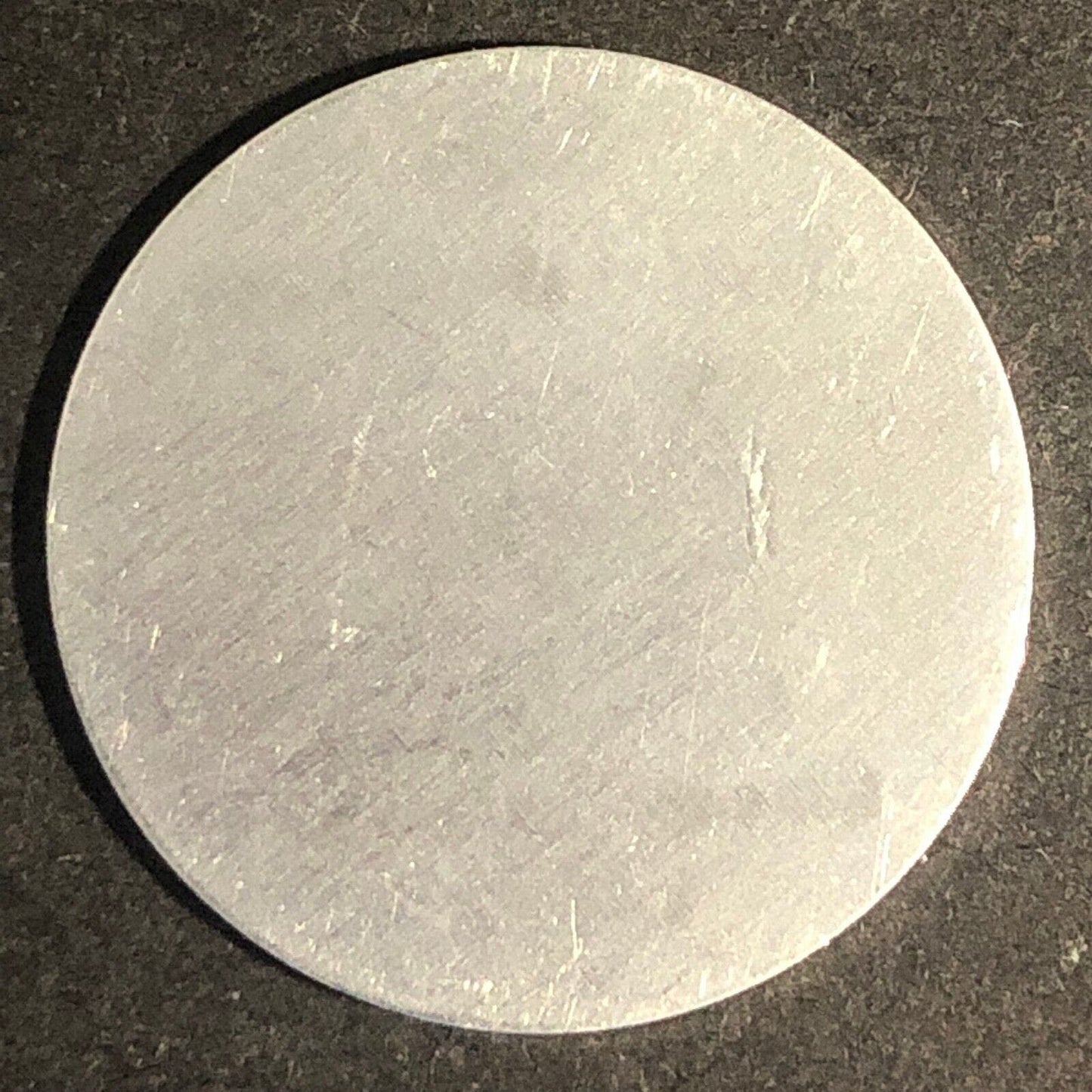 Conoco "Rub Lightly With Edge To Remove Brand In Orbit Spots" Alum. Disc 25mm