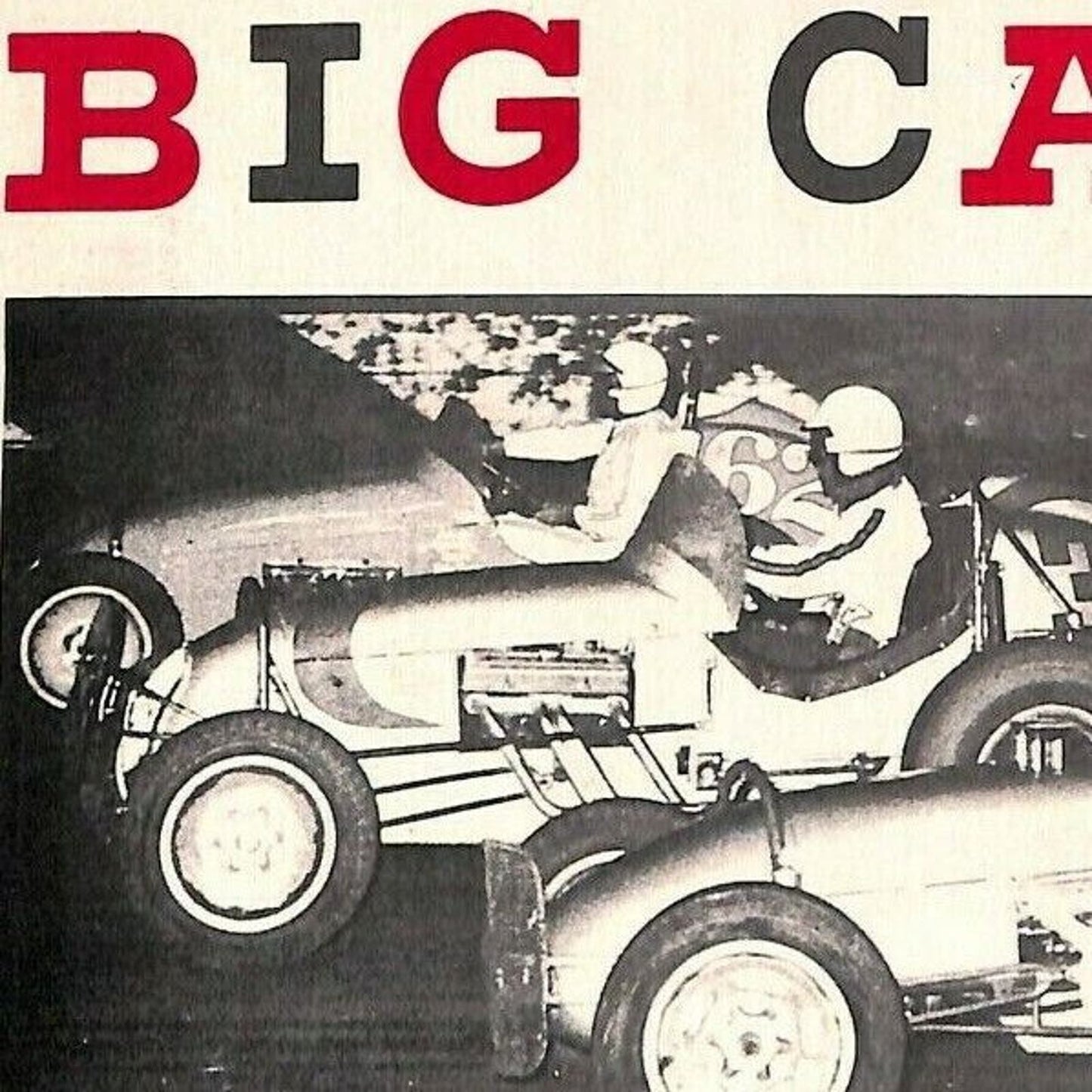 Scarce Aug 19 1964 Big Car Auto Racing CRA Program Miss Ascot Gardena, CA 10pp.