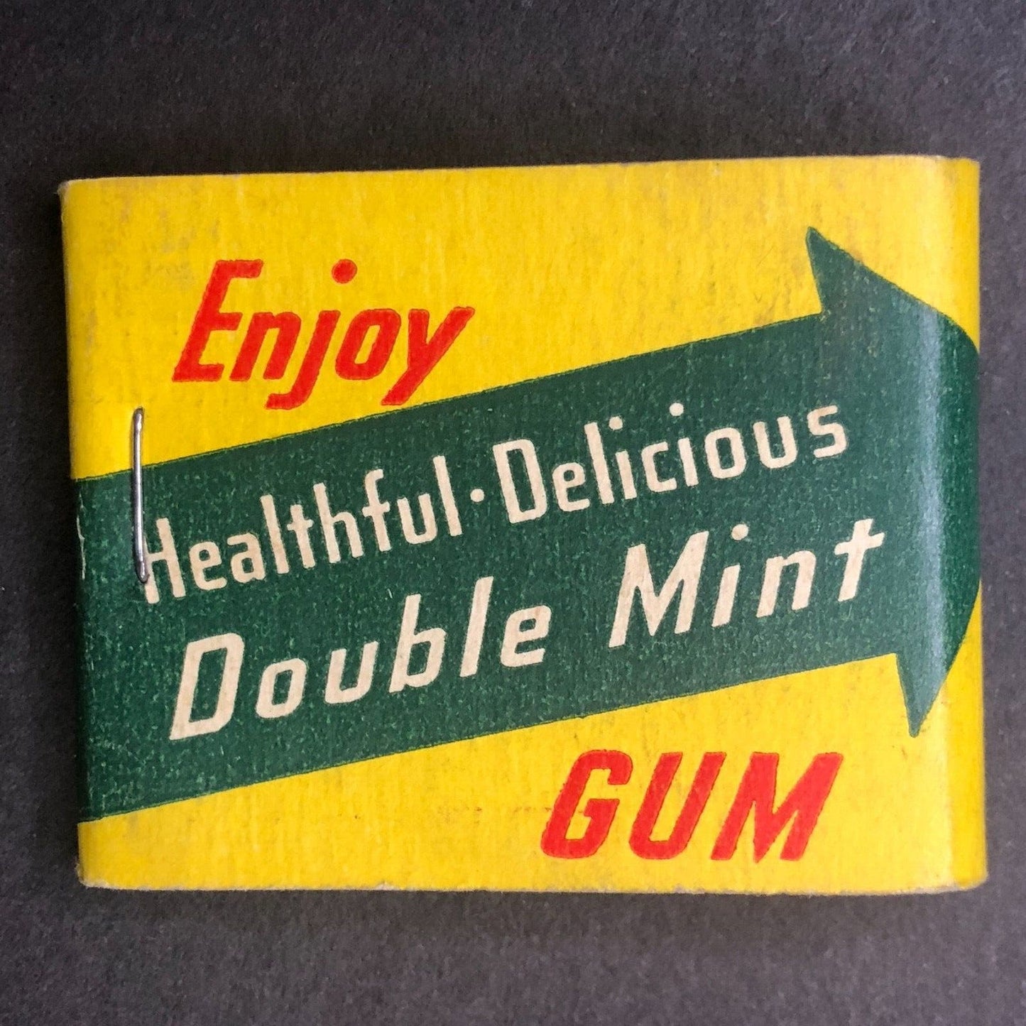 Wrigley's Double Mint Gum Full Matchbook c1954 VGC Scarce