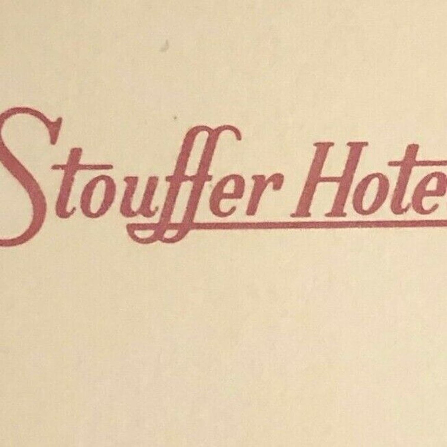 Vintage c1970's-80's Full Matchbook Stouffer Hotels