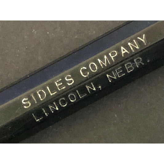 c1940's-50's Sidles Co. Mechanical Pencil Lincoln, NE Kendall Motor Oil Can Top