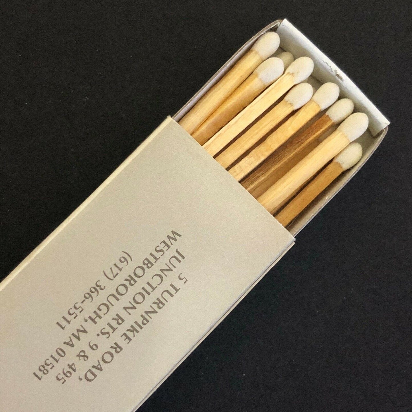 c1970's-80's Wooden Matchbox Matchbook - Westborough Plaza - Hotel MA