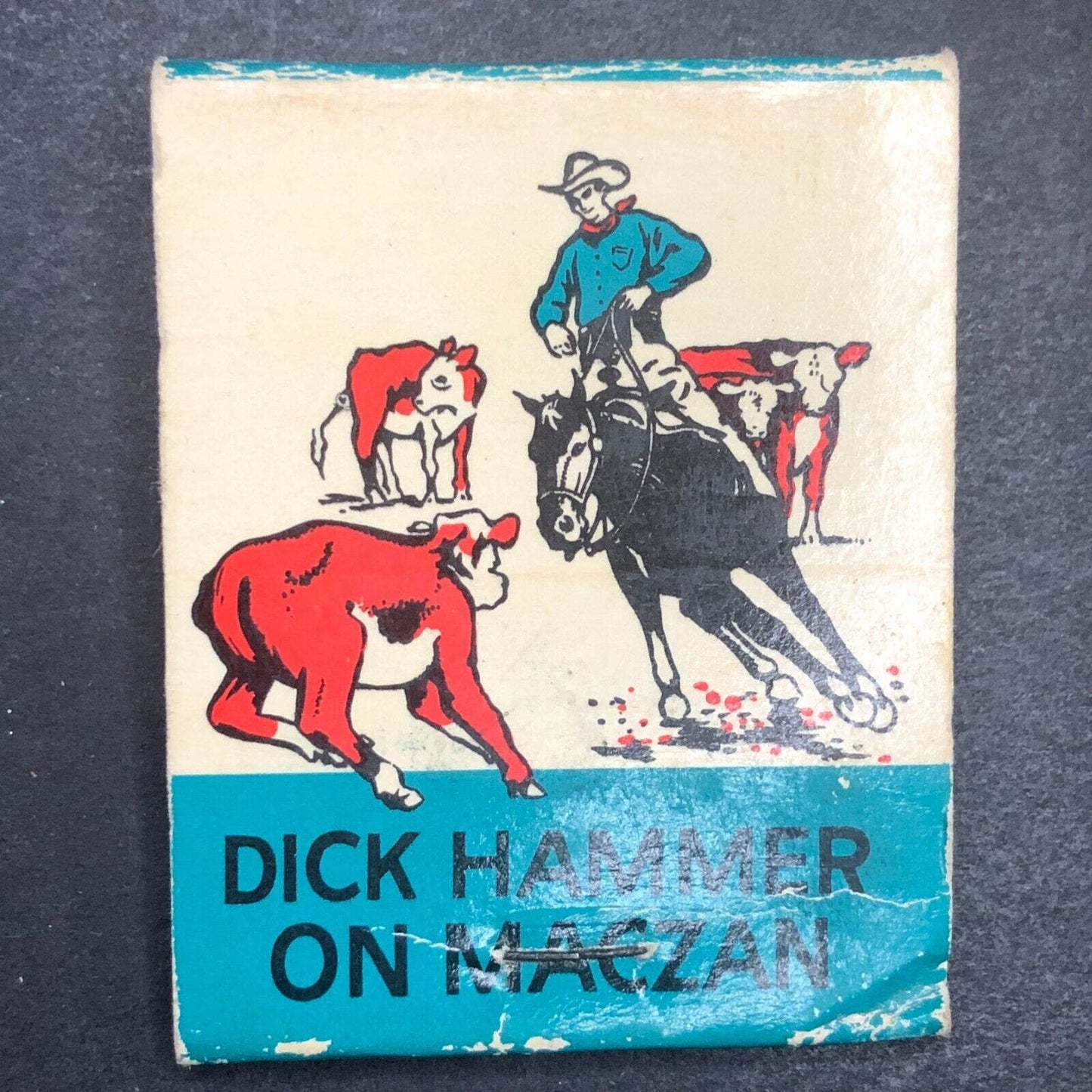 St. George, UT Dick's Cafe & Gift Shop Mostly Full (-3) Matchbook c1950's Scarce