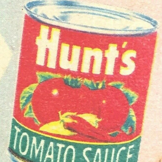 1960's Full Matchbook - Hunt's Tomato Sauce w/ Spanish Omelet Recipe