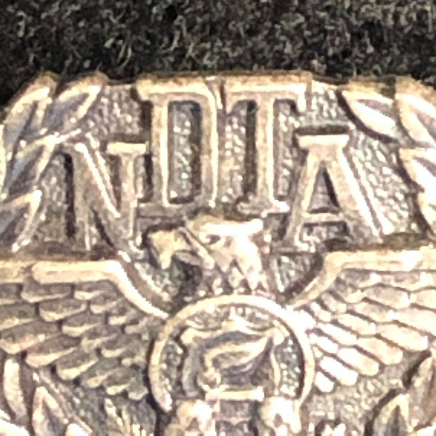 NDTA National Defense Transportation Association Lapel Pin Eagle - Sterling