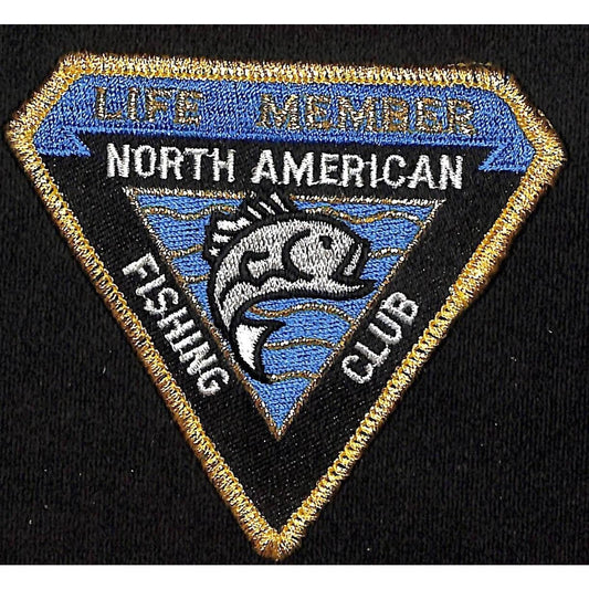 North American Fishing Club Life Member Vintage Patch NOS