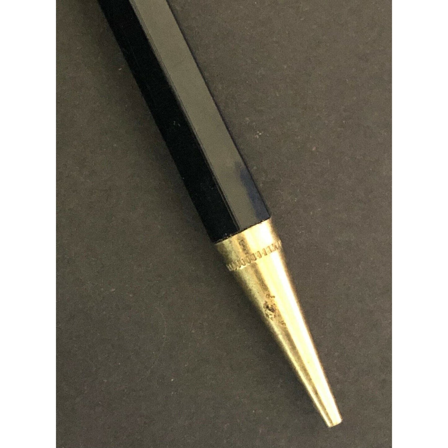 c1970's-80's Pair of Magnetized Pen & Pencil w/ Clear Tri-shaped Prizm Tops