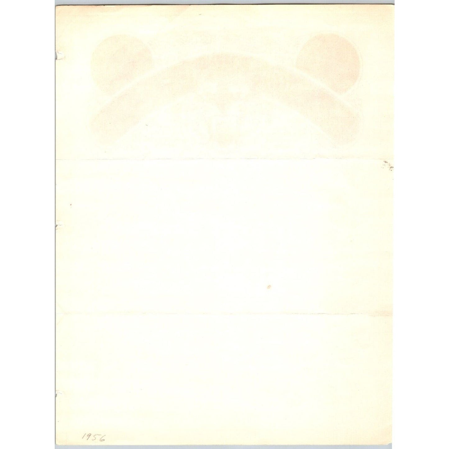 Leonard Bros. Circus Letterhead "Mid-Century Wonder Show" Tiger c1956