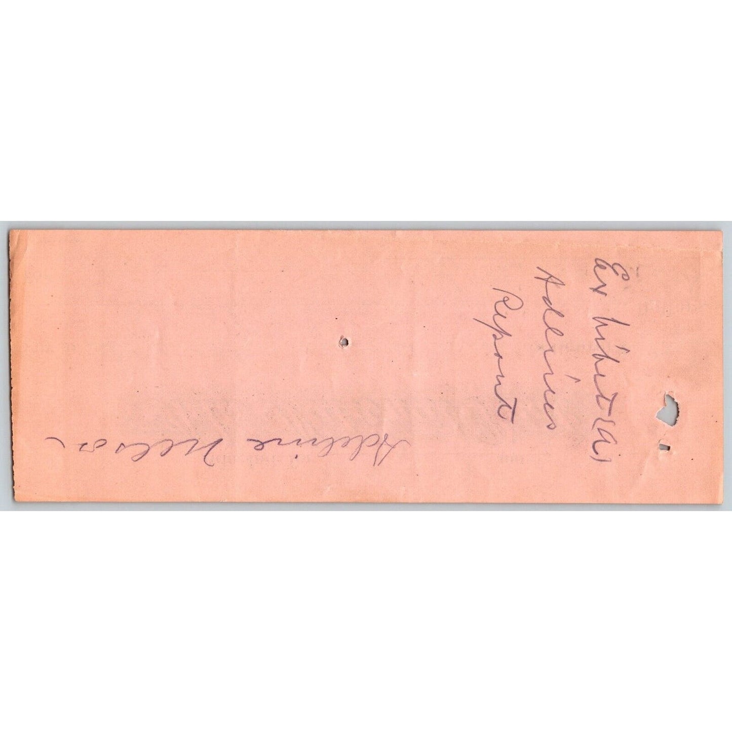 Ada, Oklahoma 1906 Indian Territory Ada National Bank Check - Scarce