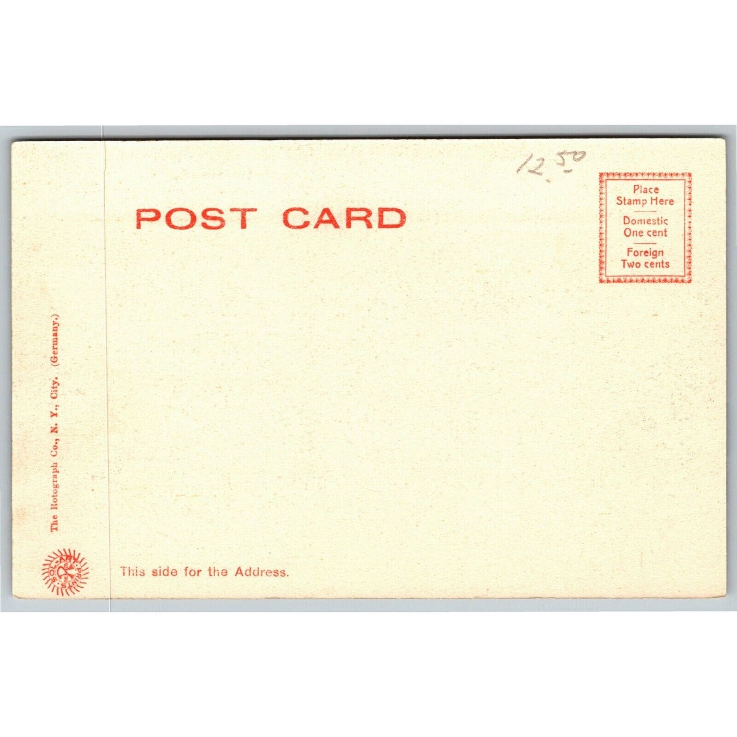 Vintage c1905-07 New York FDNY Rotograph Postcard Crowd at a Fire VGC