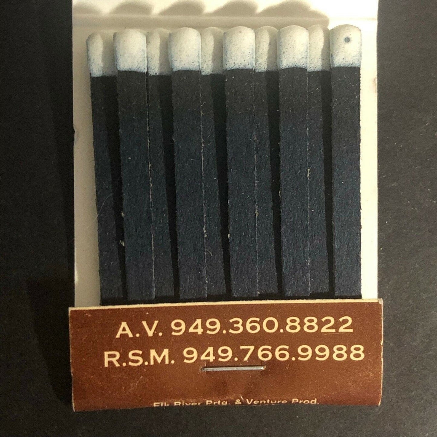 Vintage c2000 Full Matchbook "Opah Restaurant & Bar" Aliso Viejo, CA