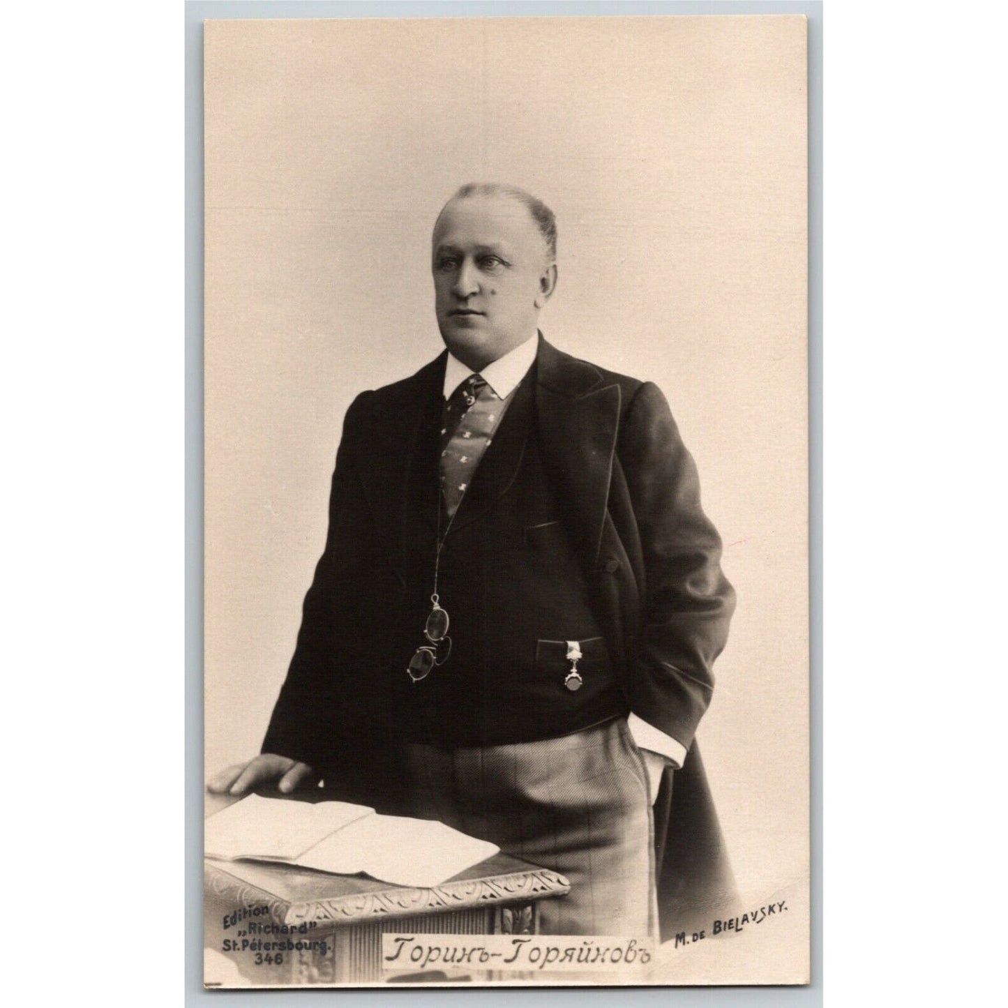 c1912 Vintage Russian RPPC* Postcard - Turkish Author? Lawyer? Politician?(4229)