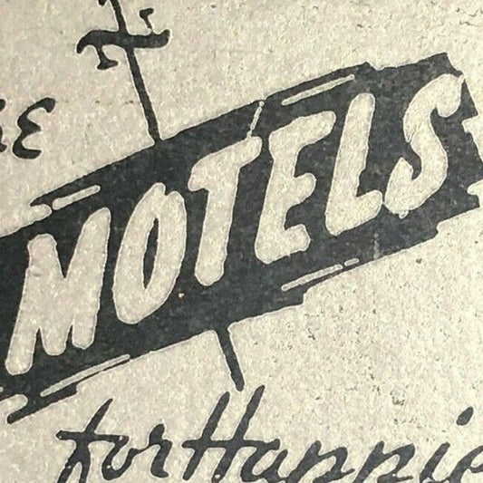 50's-60's Full Matchbook "Fort Henry Motel" Kingston, ONT