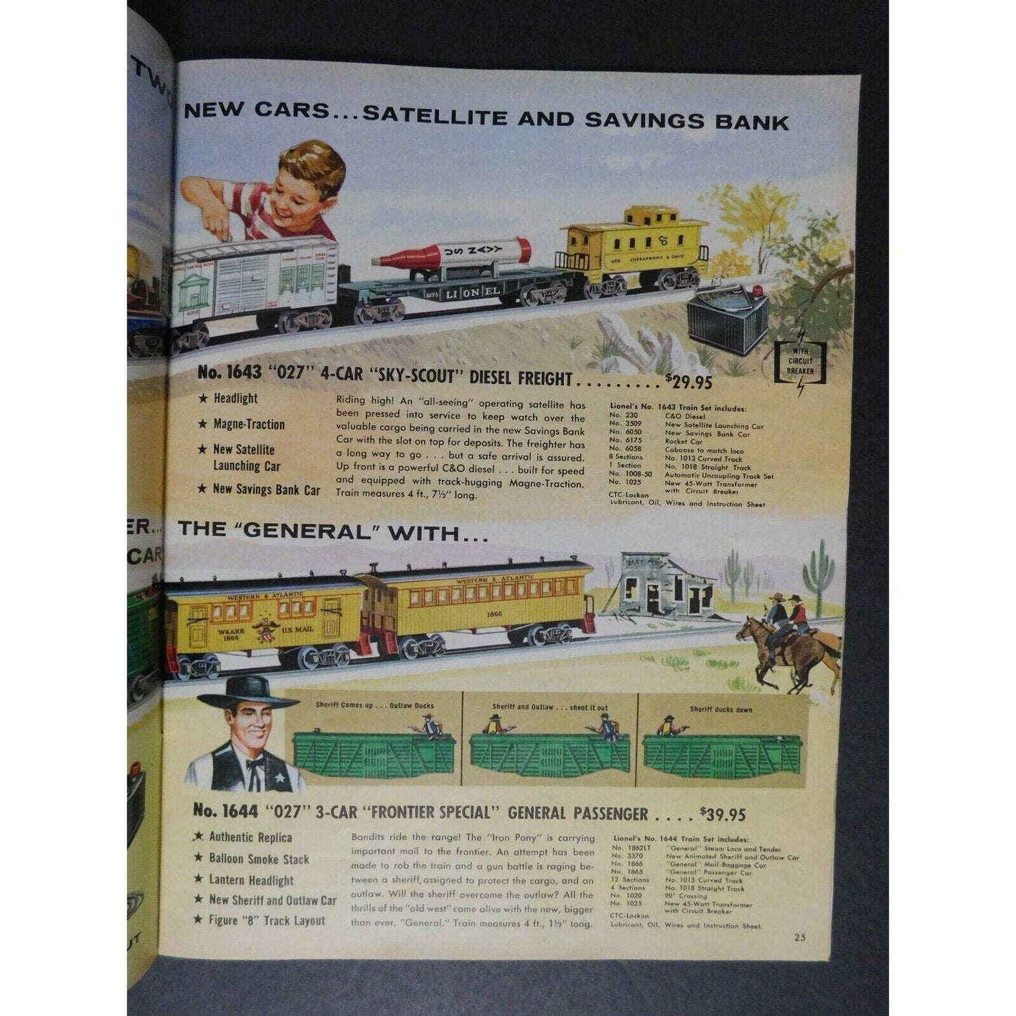Original 1961 Lionel Porter Science Lines Catalog 71pgs EXC Gary Nelson Coll.
