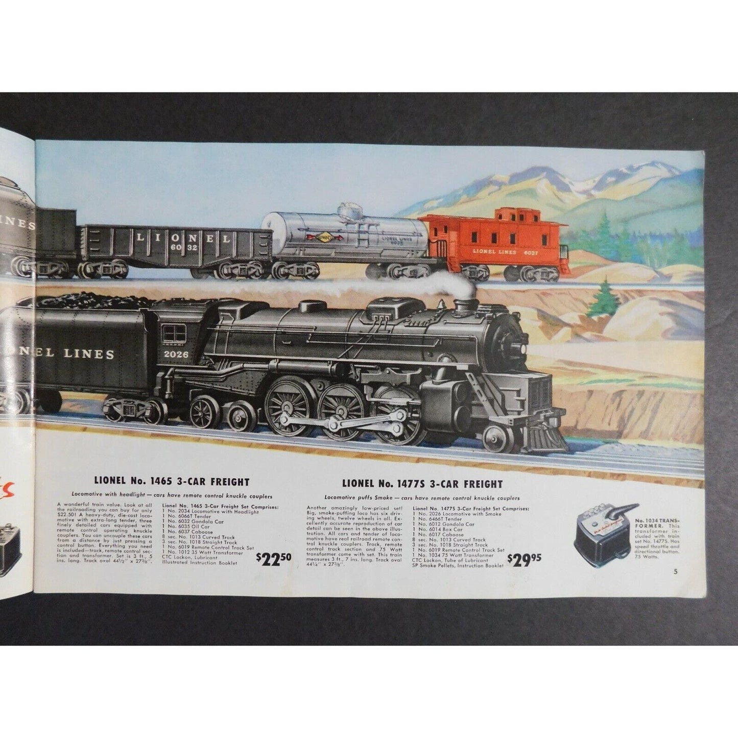 Original 1952 Lionel Trains Catalog 35pgs."Variation 1" - Gary Nelson Coll.