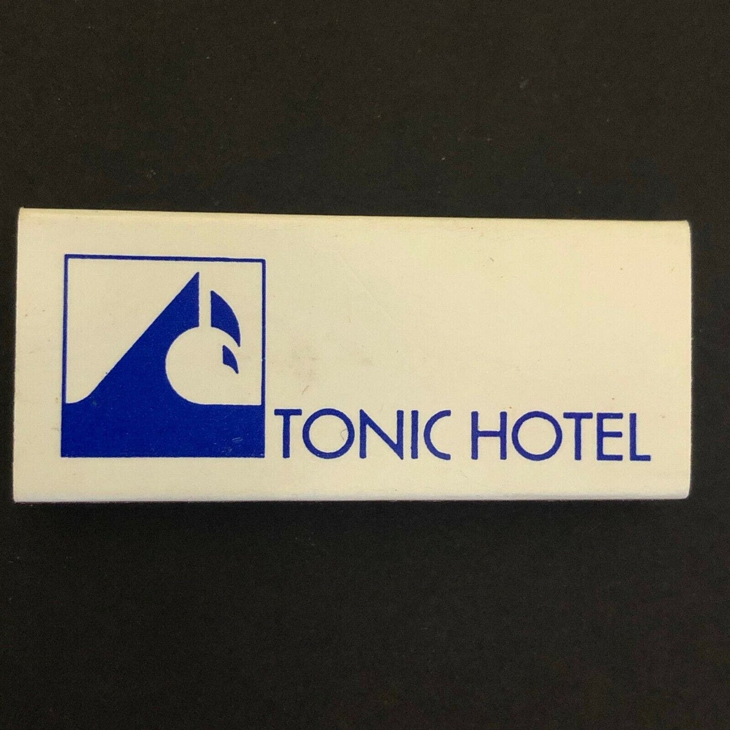 c1970's-80's Wooden Matchbox Matchbook - Tonic Hotel - Paris