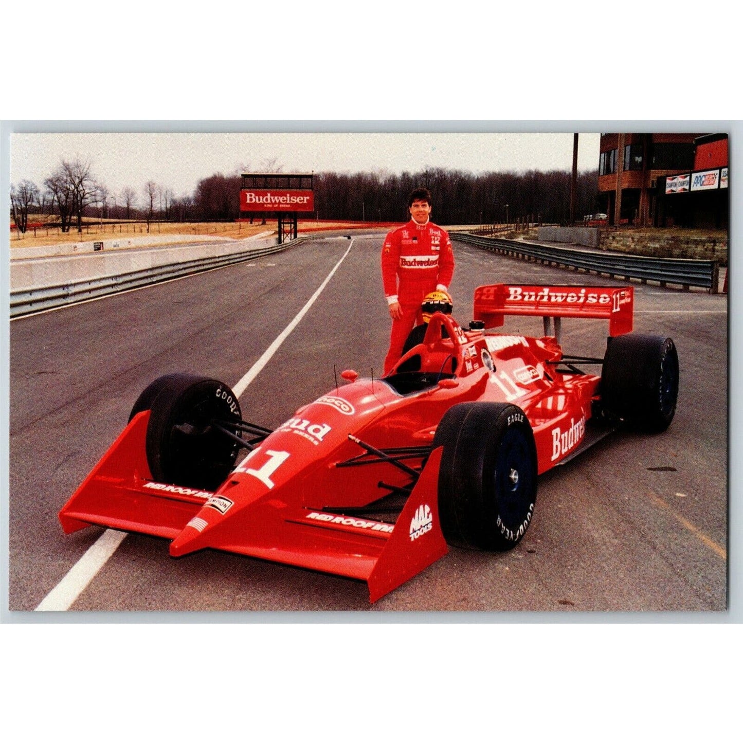 c1991 Indy 500 - Scott Pruett - Motor Speedway NOS 4" x 5 3/4" Postcard
